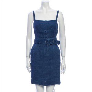 Club Monaco Linen Belted Dress